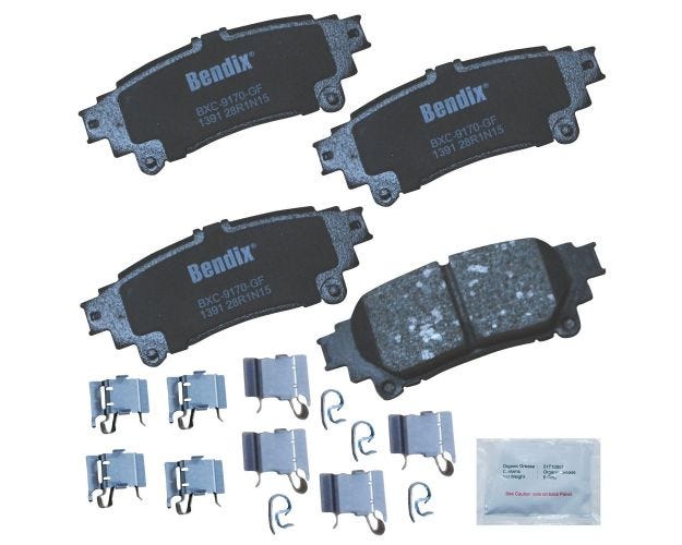 CFC1391 Disc Brake Pad Set for 2011-2014 Lexus RX350 - Rear