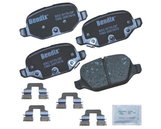 CFC1569 Disc Brake Pad Set for 2012-2019 Fiat 500 - Rear