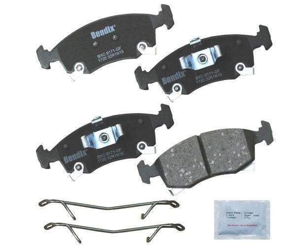 CFC1720 Disc Brake Pad Set for 2013-2019 Fiat 500 - Front
