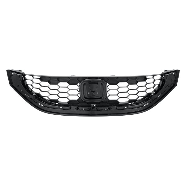 HO1200218 Black Front Bumper Grille for 2013-2015 Honda Civic