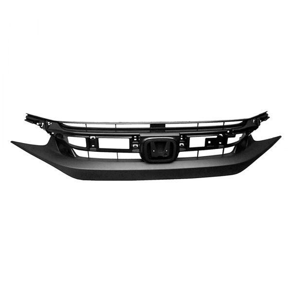 HO1200241 Textured Black Front Bumper Grille for 2019-2021 Honda Civic
