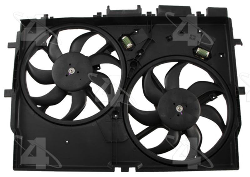 Four Seasons 75929 Radiator & Condenser Fan Motor Assemblies for 2014-2017 Ram Promaster 1500 Subbase