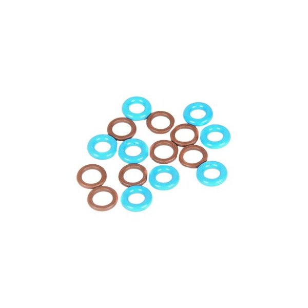 Fuel Injector Seal Kit - Black - Set of 8 - Premium Quality Materials