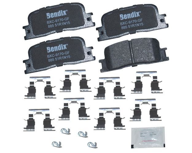 CFC885 Disc Brake Pad Set for 2002-2003 Lexus ES300 - Rear