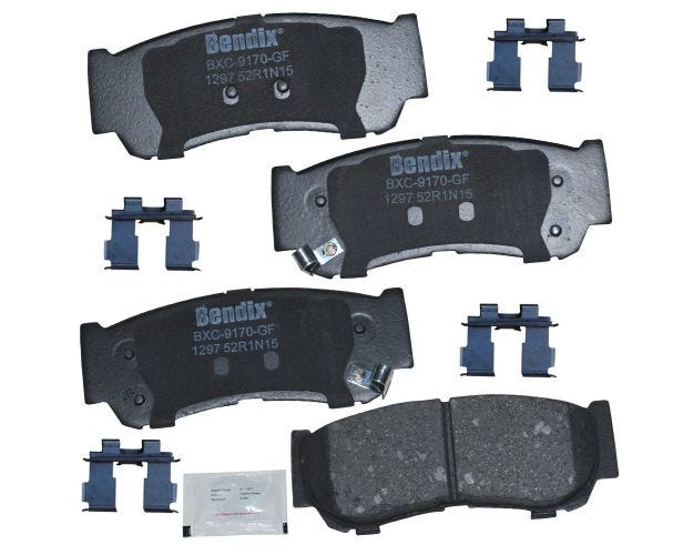 CFC1297 Disc Brake Pad Set for 2007-2009 Hyundai Santa Fe - Rear