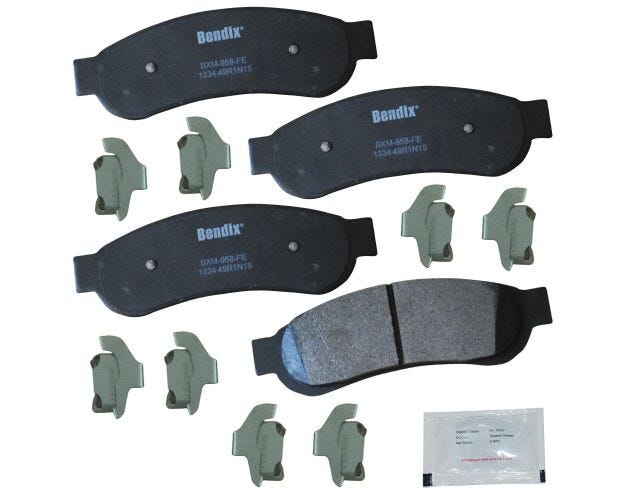 CFM1334 Disc Brake Pad Set for 2010-2012 Ford F-250 Super Duty - Rear