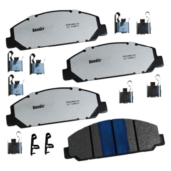 MKD827FM Brake Pad Set for 2004-2015, 2017 Isuzu NQR