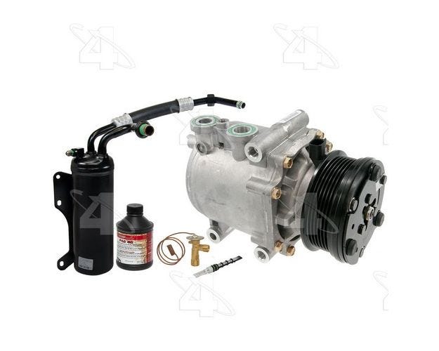 Four Seasons 2451NK A&C Compressor Mount & Drive Kit for 2002-2002 Ford E-150 Econoline Club Wagon - Front & Rear