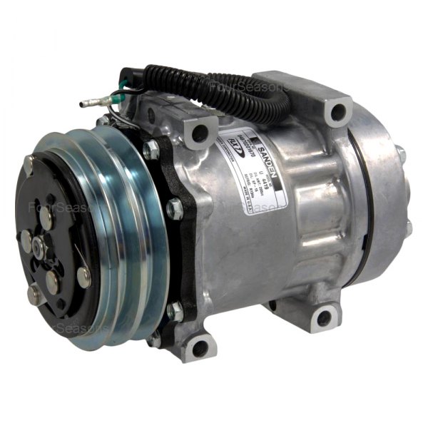 Four Seasons 68157 12V Double Groove Air Conditioner Compressor with Clutch