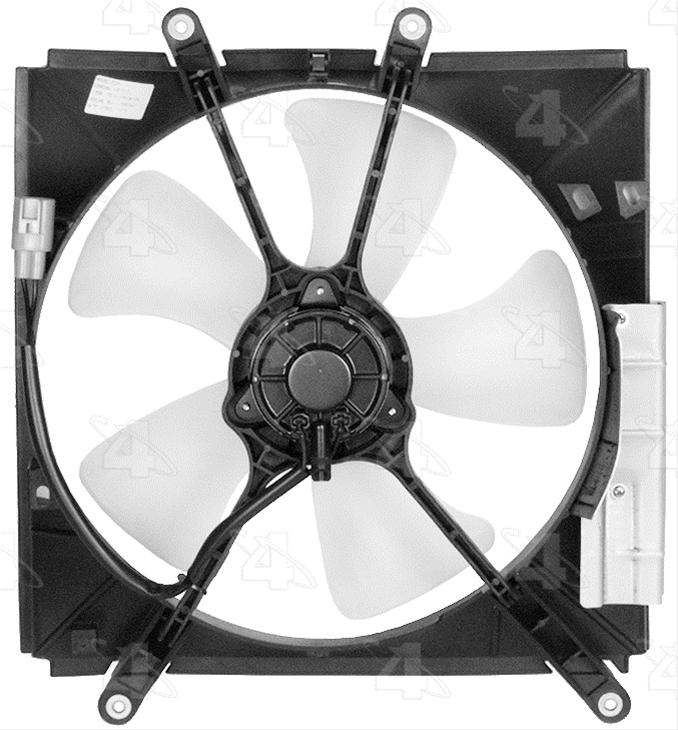 Four Seasons 75242 Cooling Fan Assemblies for 1993-1997 Geo Prizm Subbase