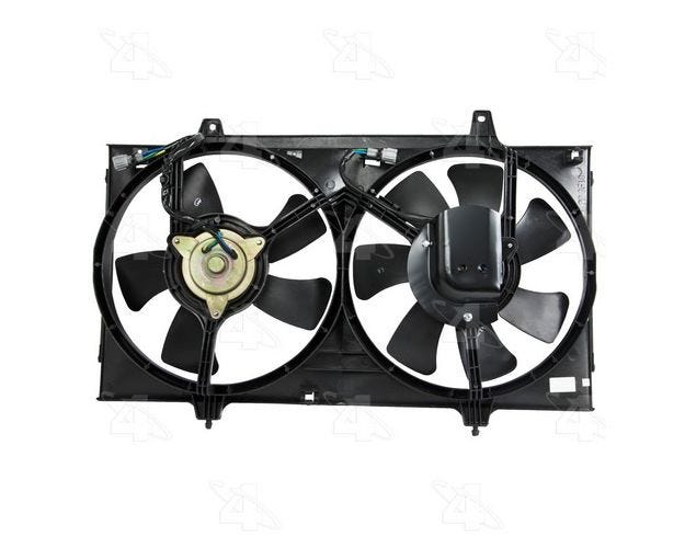 Four Seasons 75249 Dual Radiator & Condenser Fan Assembly for 1998-2001 Nissan Altima