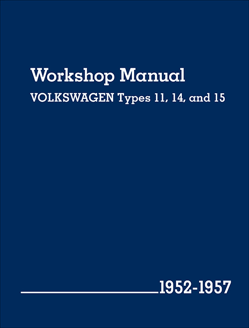 V157 Workshop Manual for 1952-1957 Volkswagen Beetle