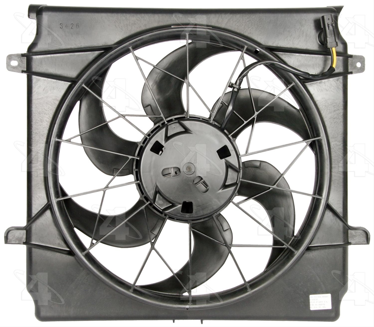 Four Seasons 75363 Cooling Fan Assemblies for 2002-2003 Jeep Liberty Sublimited