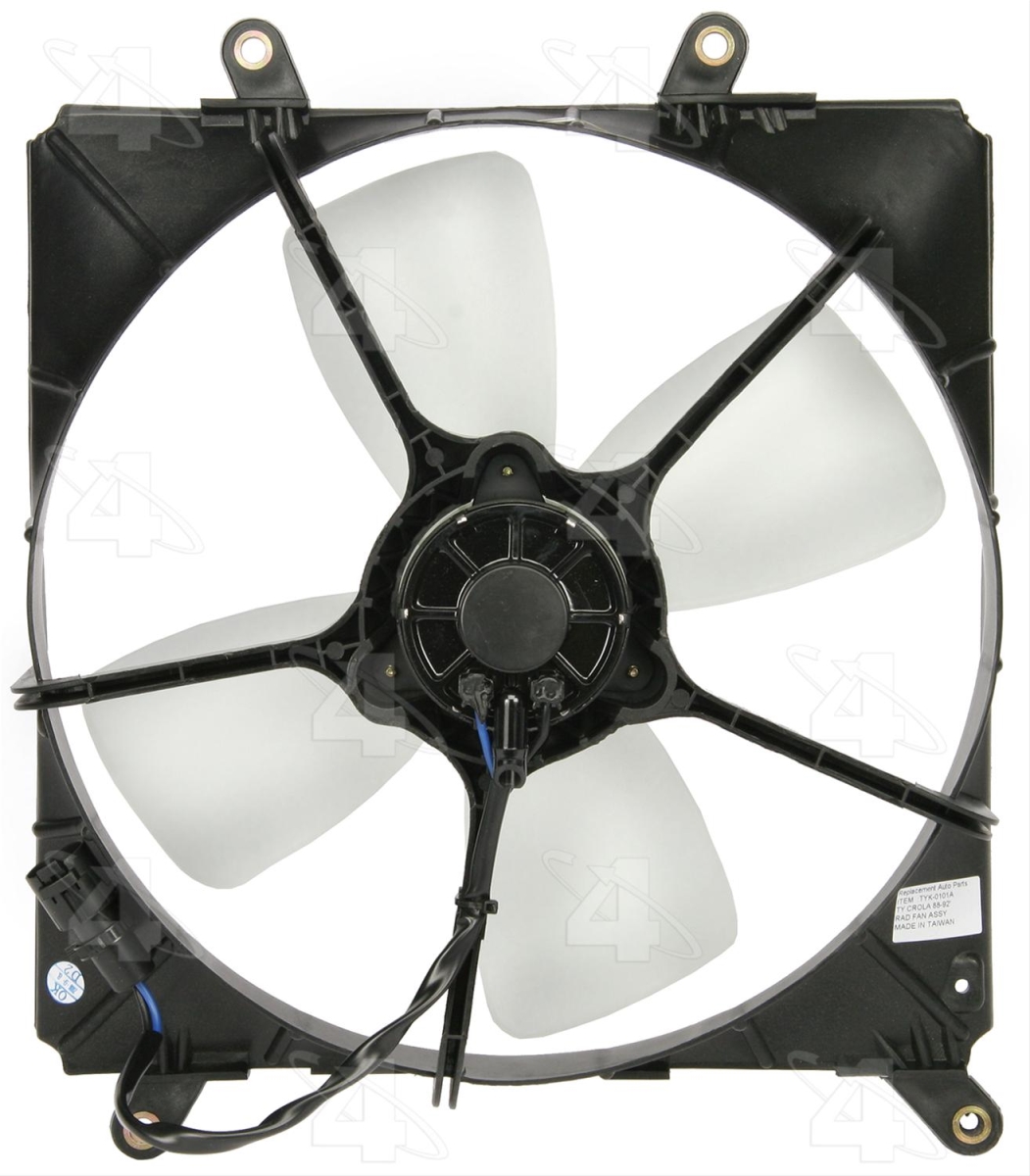 Four Seasons 75420 Cooling Fan Assemblies for 1989-1989 Geo Prizm Subbase