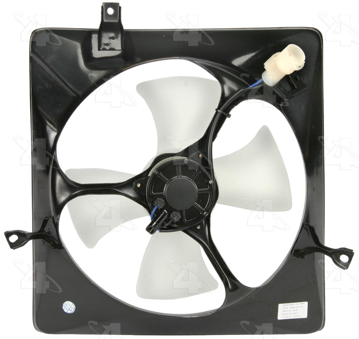 Four Seasons 75442 Cooling Fan Assemblies for 1984-1985 Honda Civic Sub1500 S