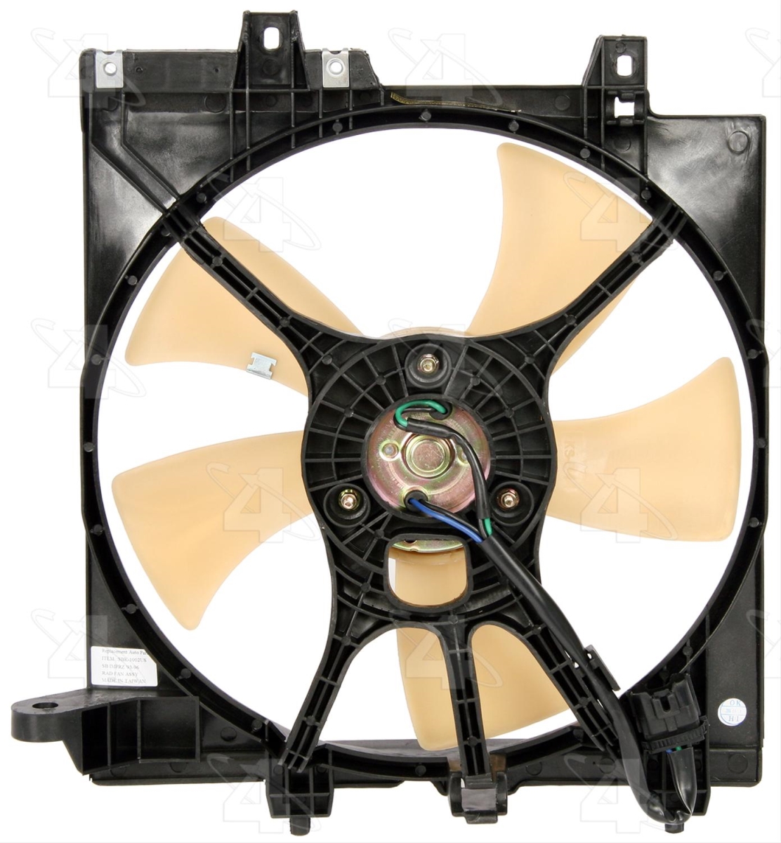 Four Seasons 75494 Cooling Fan Assemblies for 1993-1995 Subaru Impreza Subbase