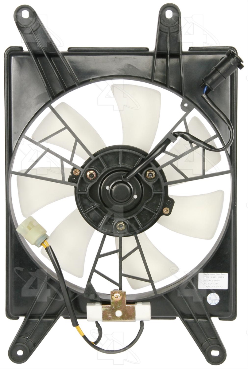 Four Seasons 75499 Condenser Fan Motor Assemblies for 1990-1994 Hyundai Excel Subbase