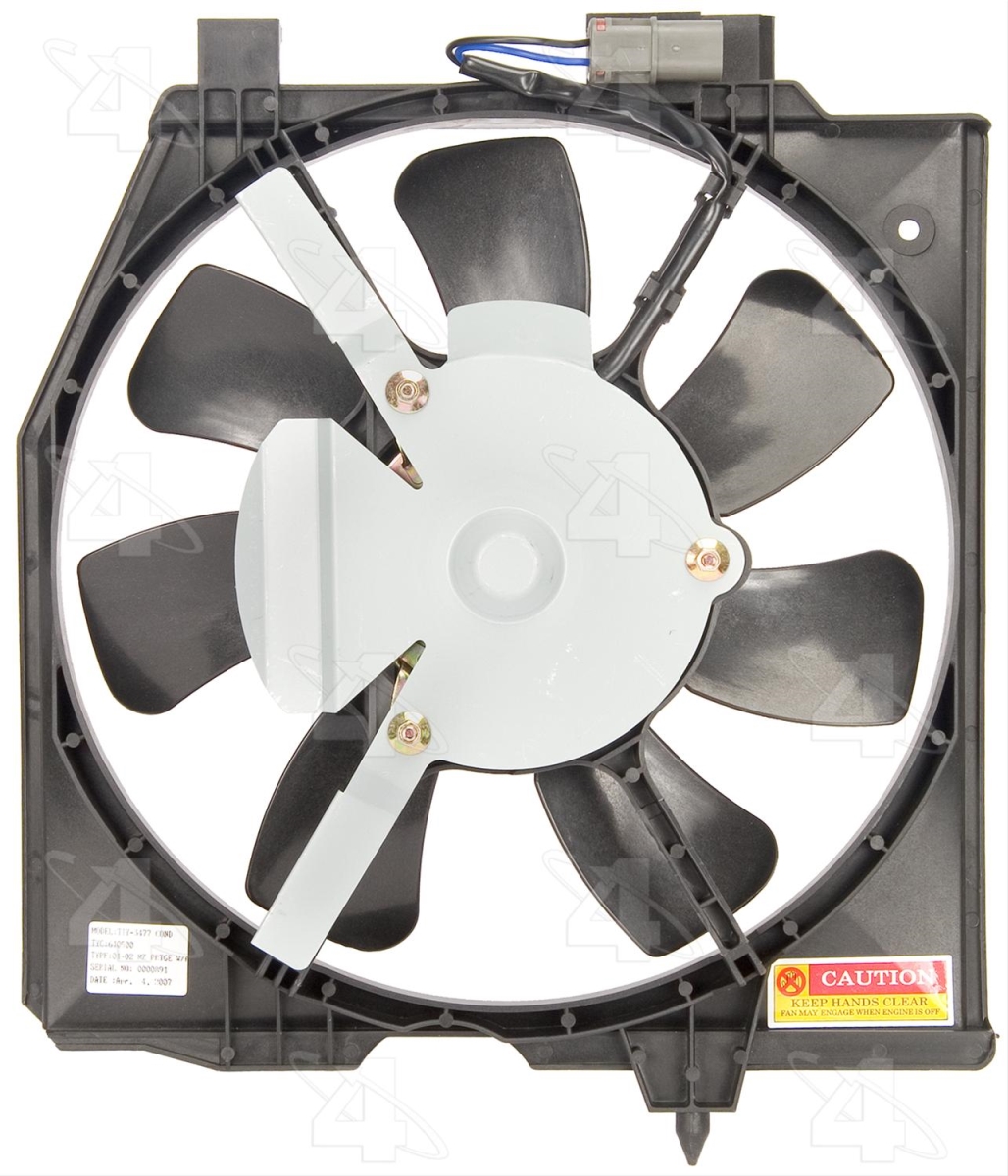 Four Seasons 75520 Condenser Fan Motor Assemblies for 2002-2002 Mazda Protege5 Subbase