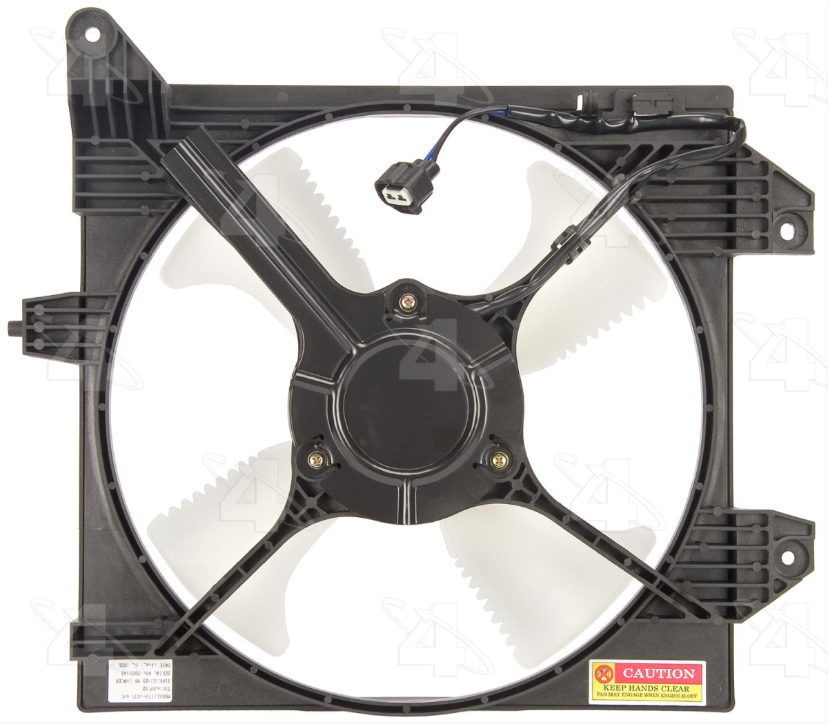 Four Seasons 75522 Condenser Fan Motor Assemblies for 2002-2004 Mitsubishi Lancer Subes