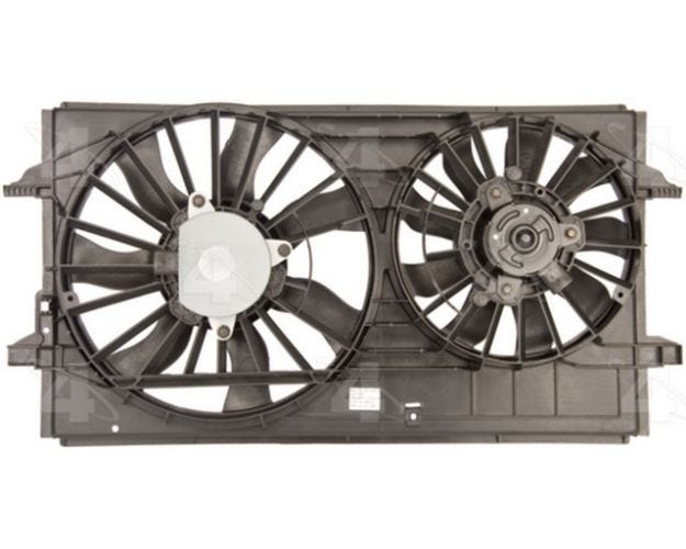 Four Seasons 75614 Dual Radiator & Condenser Fan Assembly for 2007-2009 Saturn Aura