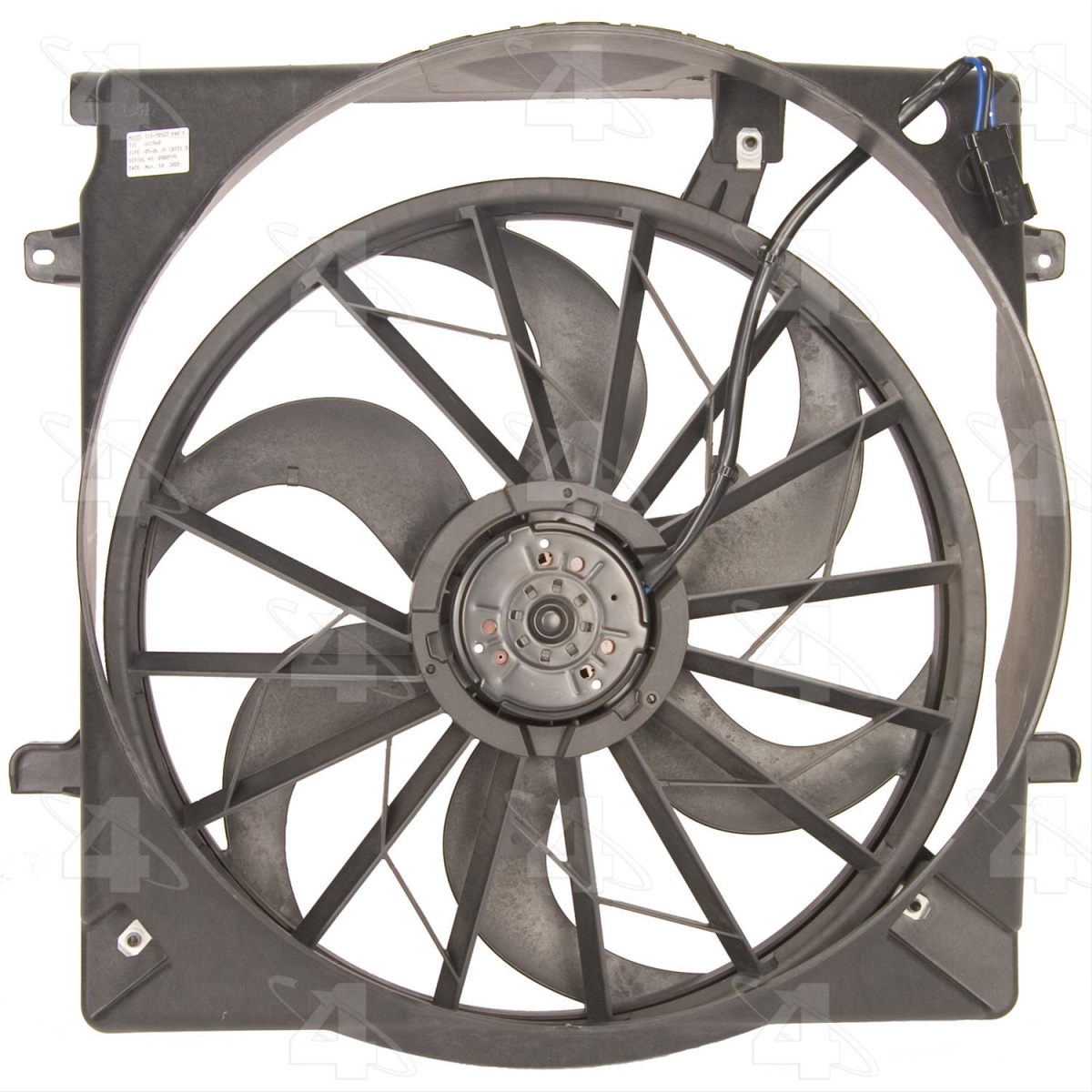 Four Seasons 75657 Cooling Fan Assemblies for 2004-2005 Jeep Liberty Sublimited
