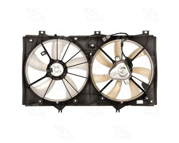 Four Seasons 76104 Dual Radiator & Condenser Fan Assembly for 2007-2009 Toyota Camry