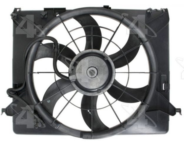 Four Seasons 76325 Hyundai Genesis Engine Cooling Fan Assembly for 2009-2014 Hyundai Genesis