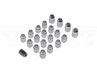 Dorman 711-241 Chrome Acorn Wheel Lock Set for 1946-2013 - Chrome