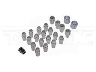 Dorman 711-348 Chrome Shank Seat Standard Wheel Installation Kit for 1968-2013 - Chrome