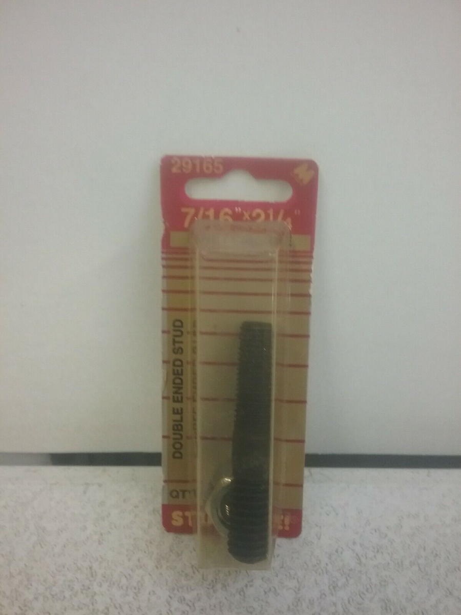 Double Ended Stud-7/16-14In X 7/8In And,29165