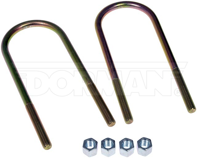 35625 0.5 x 9 x 3.25 Round Threaded U-Bolt