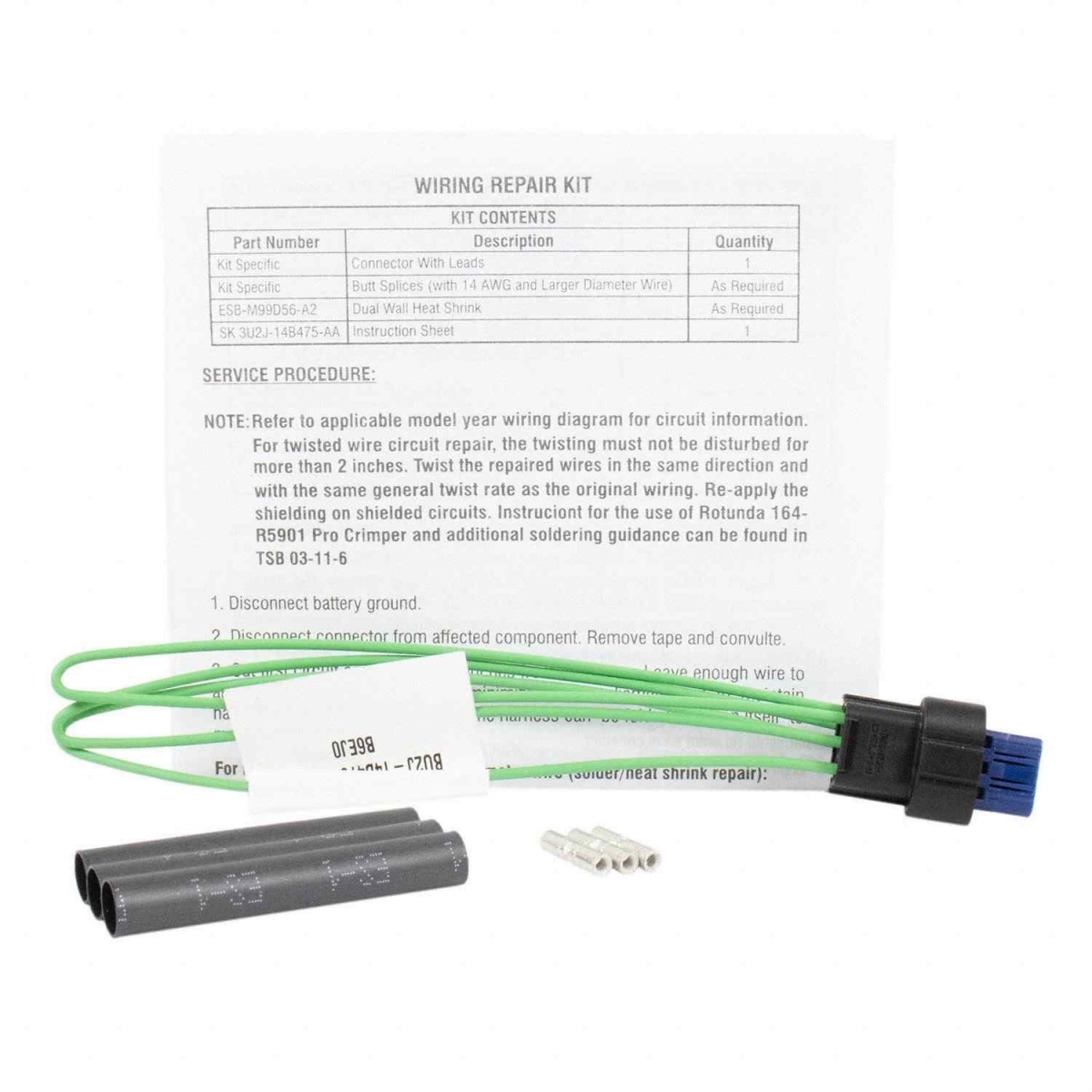 WPT1530 Wiring Connectors Assembly for 2018 Ford Expedition