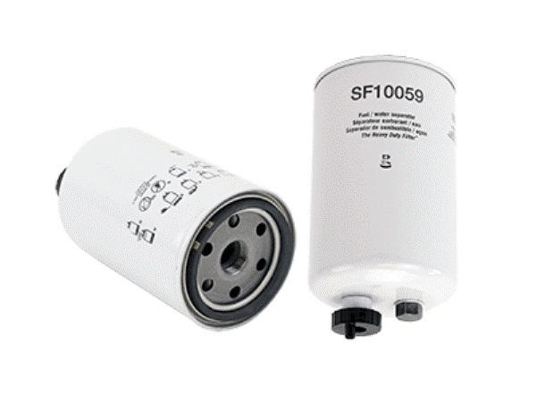 WF10059 8.125 in. Spin-On Fuel Filter & Water Separator Filter
