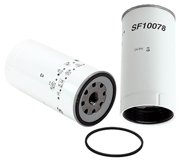 WF10078 8.661 in. Spin On Fuel Filter Water Separator with Open End Bottom -  WIX FILTER