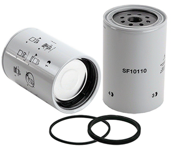 WF10110 6.23 in. Spin On Fuel Filter Water Separator with Open End Bottom -  WIX FILTER