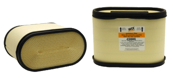 49886 8.783 in. Corrugated Style Air Filter