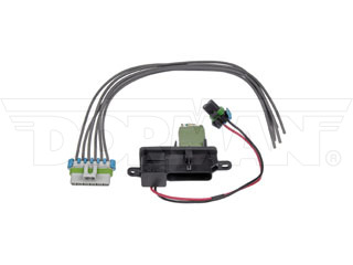 Dorman 973-407 Blower Motor Resistor Kit with Harness for 1996-2018 Chevrolet, 1996-2018 GMC & 2005-2008 Isuzu