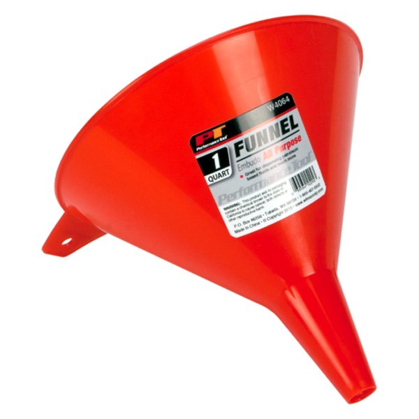 W4064 0.25 gal Red Plastic All Purpose Funnel