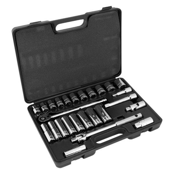 W32901 0.5 in. Drive 6-Point SAE Ratchet & Socket Set