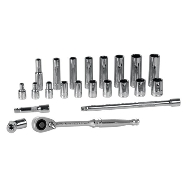 W36901 0.25 in. Drive SAE Ratchet & Socket Set