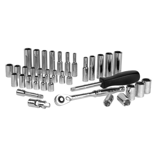 W36905 0.25 in. Drive SAE & Metric Ratchet & Socket Set