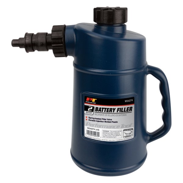 W54274 2 qt Blue Molded Plastic Multi-Purpose Battery Filler