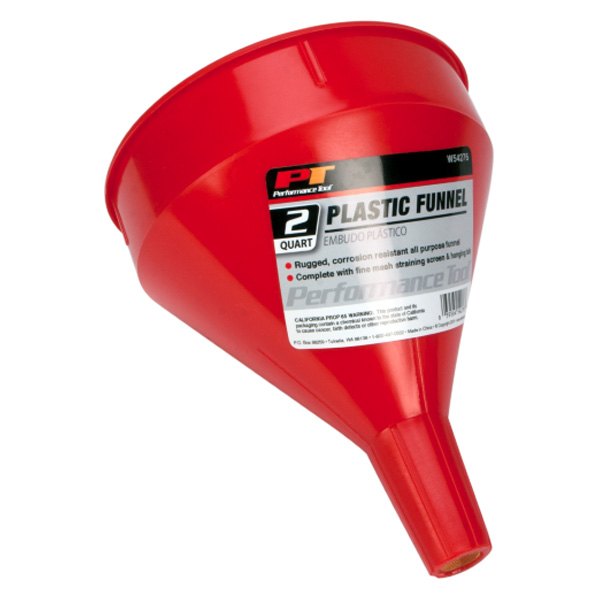 W54276 0.5 gal 6.75 in. Red Plastic All Purpose Funnel