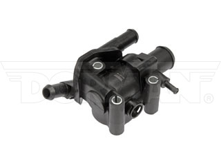 Dorman 902-200 Engine Coolant Thermostat Housing Assembly for 1999-2004 Ford, 1999-2002 Mercury - Black