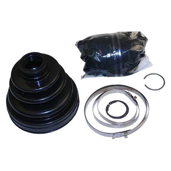 Front Inner CV Joint Boot - Black - Complete Installation Kit