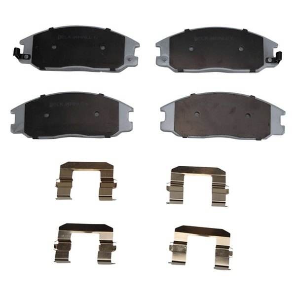 Front Premium ASM Break Pad with Hardware for 2001-2004 Hyundai Santa Fe