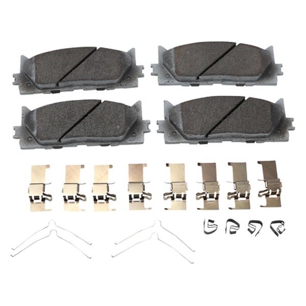 Front Premium ASM Break Pad with Hardware for 2007-2017 Toyota Camry