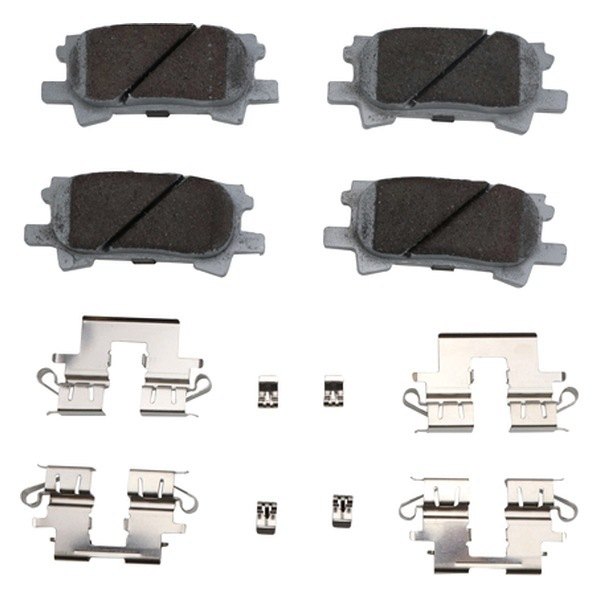 Rear Premium ASM Break Pad with Hardware for 2004-2007 Toyota Highlander