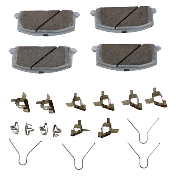 Front Premium ASM Break Pad with Hardware for 1983-1999 Toyota Tercel