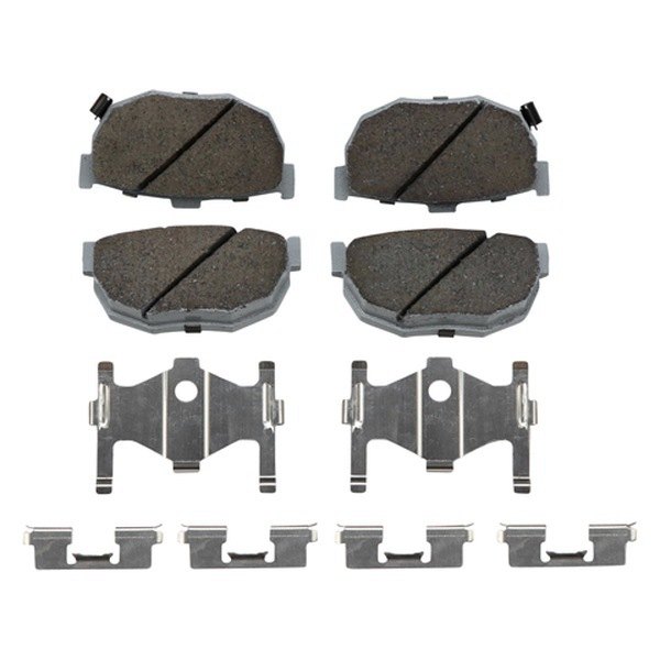 085-6823 Rear Premium ASM Break Pad with Hardware for 1994-2006 Hyundai Elantra